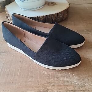 Lifestride Loafer Bloom‎ 2 Velocity 2.0 Slip on Women Shoes Black 7.5M NEW